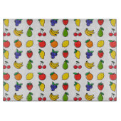 Farbenfrohe Mischung aus Fruchtmuster Schneidebrett (Vorderseite)