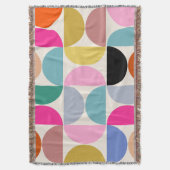 Farbenfrohe Mitte des Jahrhunderts Modernes Abstra Decke (Vorderseite Vertikal)