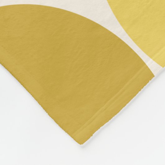 Farbenfrohe Mitte des Jahrhunderts Modernes Abstra Fleecedecke (Ecke)