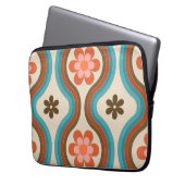 Farbenfrohe Mitte Jahrhundert Modernes Regenbogen Laptopschutzhülle (Vorderseite Links)