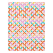 Farbenfrohe Mitte Jahrhundert Modernes Retro Abstr Tischdecke (Vorderseite)