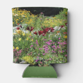 Farbenfrohe Mitte-Sommer-Gärten! Dosenkühler (Rückseite)