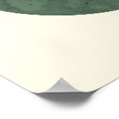 Farbenfrohe Mittelalter Moderne Abstrakte Kreise Poster (Ecke)