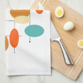 Farbenfrohe Mittelalter Moderne Kreise Geschirrtuch (Viertel Falte)