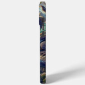 Farbenfrohe, mittelalterliche Drachenburg Case-Mate iPhone Hülle (Rückseite / Links)