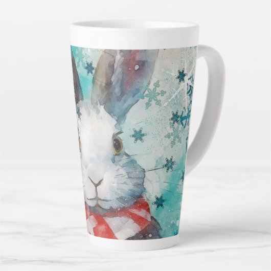 Farbenfrohe Mixed Media Print Holiday Tasse AP448B (Rechte Ecke)