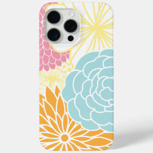 Farbenfrohe Mod Florals iPhone 15 Pro Max Hülle