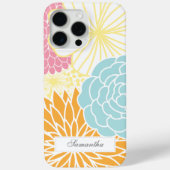 Farbenfrohe Mod Florals Case-Mate iPhone Hülle (Rückseite)
