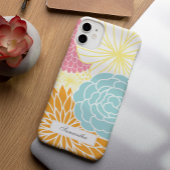 Farbenfrohe Mod Florals iPhone Hülle