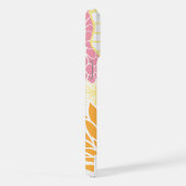 Farbenfrohe Mod Florals iPhone Hülle (Rechte Seite)
