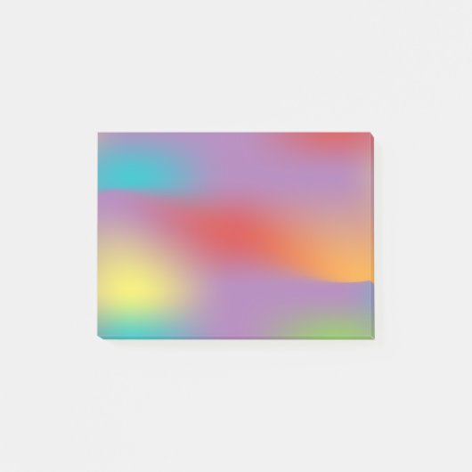 Farbenfrohe Mod Post-it® Notizen (Vorderseite)