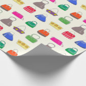 Farbenfrohe Mode Geschenkpapier (Ecke)