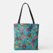 Farbenfrohe Modedesign Tasche (Rückseite)