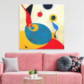 Farbenfrohe moderne Absract #4 Leinwanddruck (Insitu (Wohnzimmer))