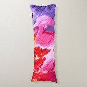 Farbenfrohe, moderne Abstrakte Farbe Seitenschläferkissen (Vorderseite Vertikal)