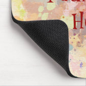 Farbenfrohe, moderne, Abstrakte Farbtupfer Mousepad (Ecke)