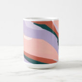 Farbenfrohe moderne Abstrakte Kunst Individuelle N Kaffeetasse (Mittel)