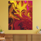 Farbenfrohe moderne Abstrakte Kunst | Leinwand von (Insitu (Wohnzimmer))