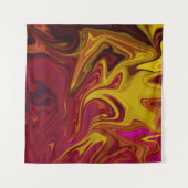 Farbenfrohe moderne Abstrakte Kunst | Leinwand von Wandteppich (Vorderseite (Horizontal))
