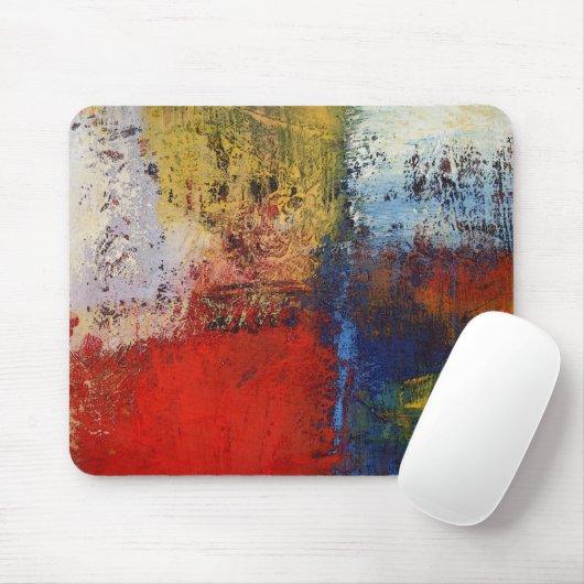 Farbenfrohe moderne Abstrakte Kunstwerke Mousepad (Mit Mouse)