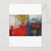 Farbenfrohe moderne Abstrakte Kunstwerke Postkarte (Vorderseite)