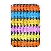 Farbenfrohe, moderne Abstrakte Streifen Badematte (Vorderseite Vertikal)