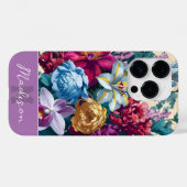 Farbenfrohe, moderne Blumenarrangements Case-Mate iPhone Hülle (Rückseite (Horizontal))