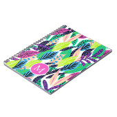 Farbenfrohe moderne botanische Monographie Notizblock (Linke Seite)