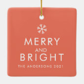 Farbenfrohe, moderne Brush | FOTO | Ursprünglich Keramikornament (Rückseite)