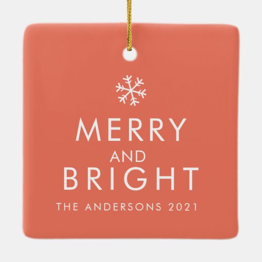 Farbenfrohe, moderne Brush | FOTO | Ursprünglich Keramikornament (Rückseite)