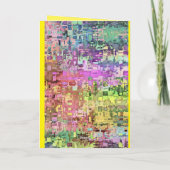 Farbenfrohe moderne Dankeschön-Karte für medizinis Dankeskarte (Rückseite)