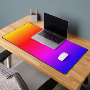 Farbenfrohe moderne Design-Regenbogenfarben Schreibtischunterlage
