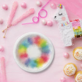 Farbenfrohe moderne Elegant-Vorlage Trendy Pappteller (Party)