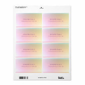 Farbenfrohe moderne Elegante einfache Vorlage Tren (Vorne)