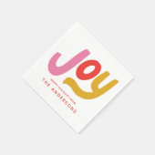 Farbenfrohe moderne Ferien Serviette (Ecke)