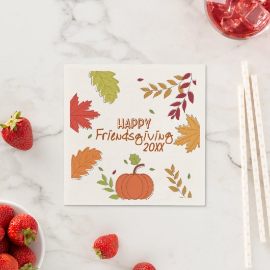 Farbenfrohe, moderne, freundliche Papierplatte Serviette (Beispiel)