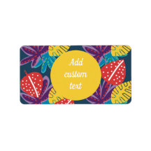 Farbenfrohe, moderne, gelbe Retourenschild