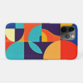 Farbenfrohe moderne Geometrie Case-Mate iPhone Hülle (Rückseite (Horizontal))