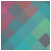 Farbenfrohe moderne Geometrie Diamantmuster #2 Stoff (Muster)