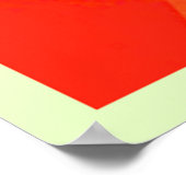 Farbenfrohe moderne Geometrie Poster (Ecke)