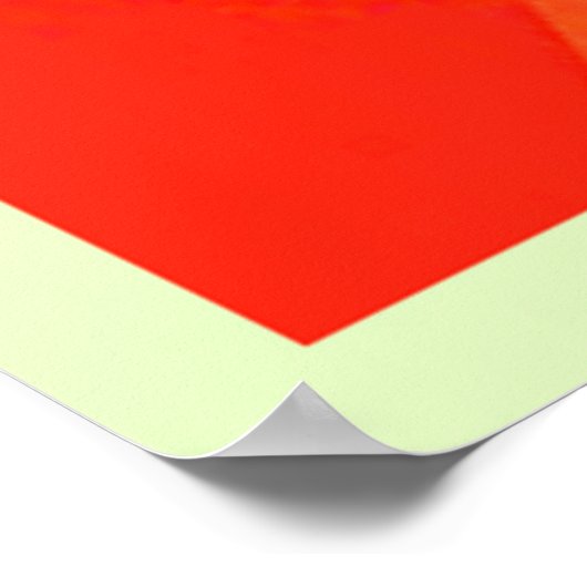 Farbenfrohe moderne Geometrie Poster (Ecke)