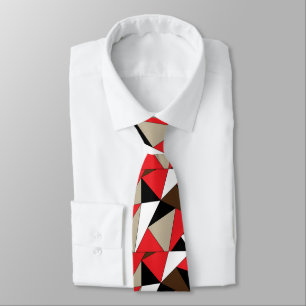 Farbenfrohe moderne geometrische Formen Krawatte