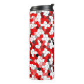 Farbenfrohe, moderne Glasmuster Thermosbecher (Nach links gedreht)