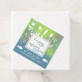 Farbenfrohe moderne, glückliche Noroz-Briefe Fisch Geschenkanhänger (Beispiel)