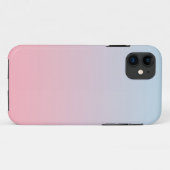 Farbenfrohe moderne Gradient Ombre Pastel PInk Blu Case-Mate iPhone Hülle (Rückseite (Horizontal))