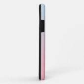 Farbenfrohe moderne Gradient Ombre Pastel PInk Blu Case-Mate iPhone Hülle (Hinten/Rechts)