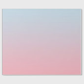 Farbenfrohe moderne Gradient Ombre Pastell Geschenkpapier (Flach)