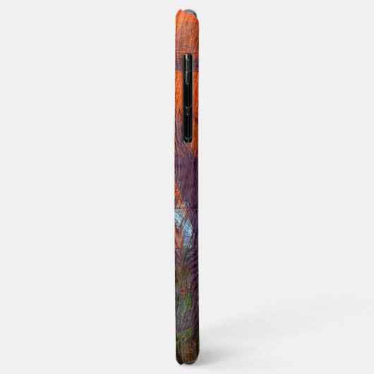 Farbenfrohe, moderne Holzkörbe Case-Mate iPhone Hülle (Hinten/Links)