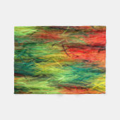 Farbenfrohe, moderne Holzkörner - Hintergrund #3 Fleecedecke (Vorderseite (Horizontal))