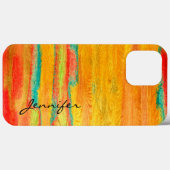 Farbenfrohe, moderne Holzkörner - Look #8 Case-Mate iPhone Hülle (Rückseite (Horizontal))